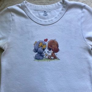 Brandy Melville Puppy Love Crop Top